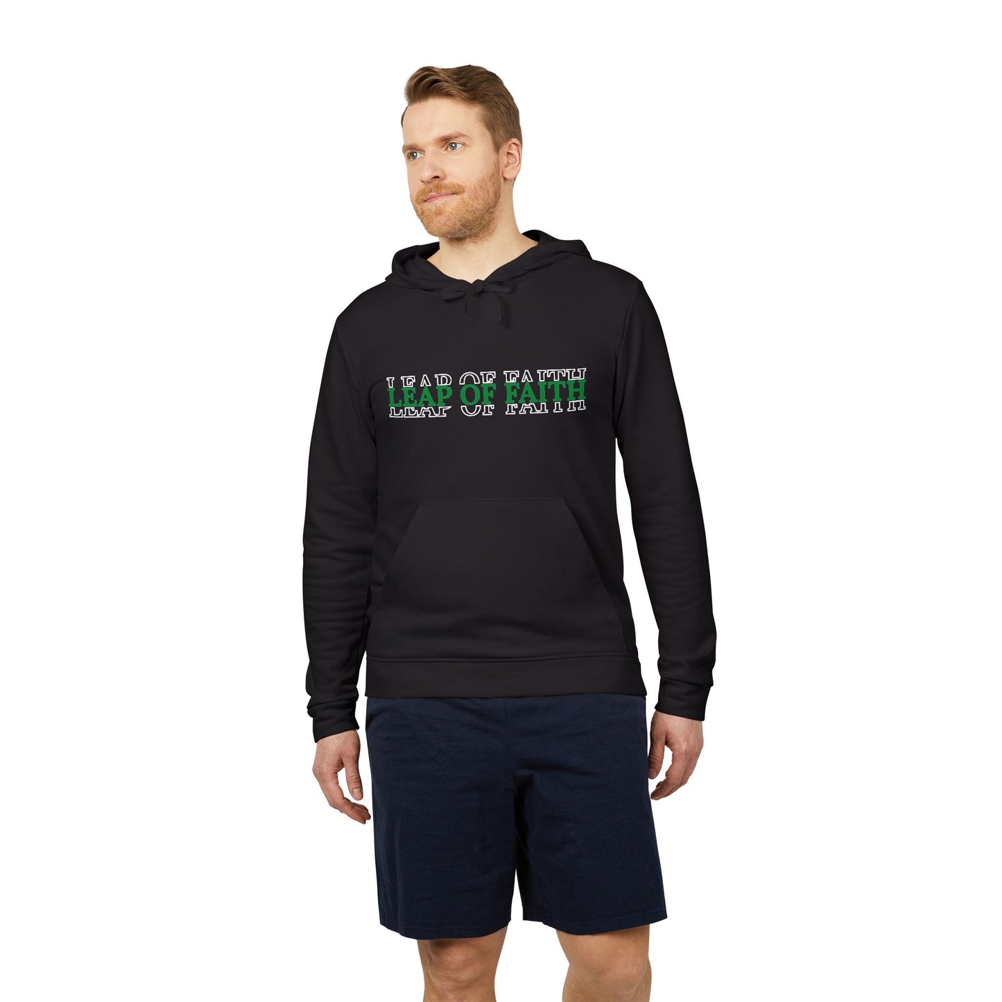 Green "Leap of Faith" Unisex Hoodie