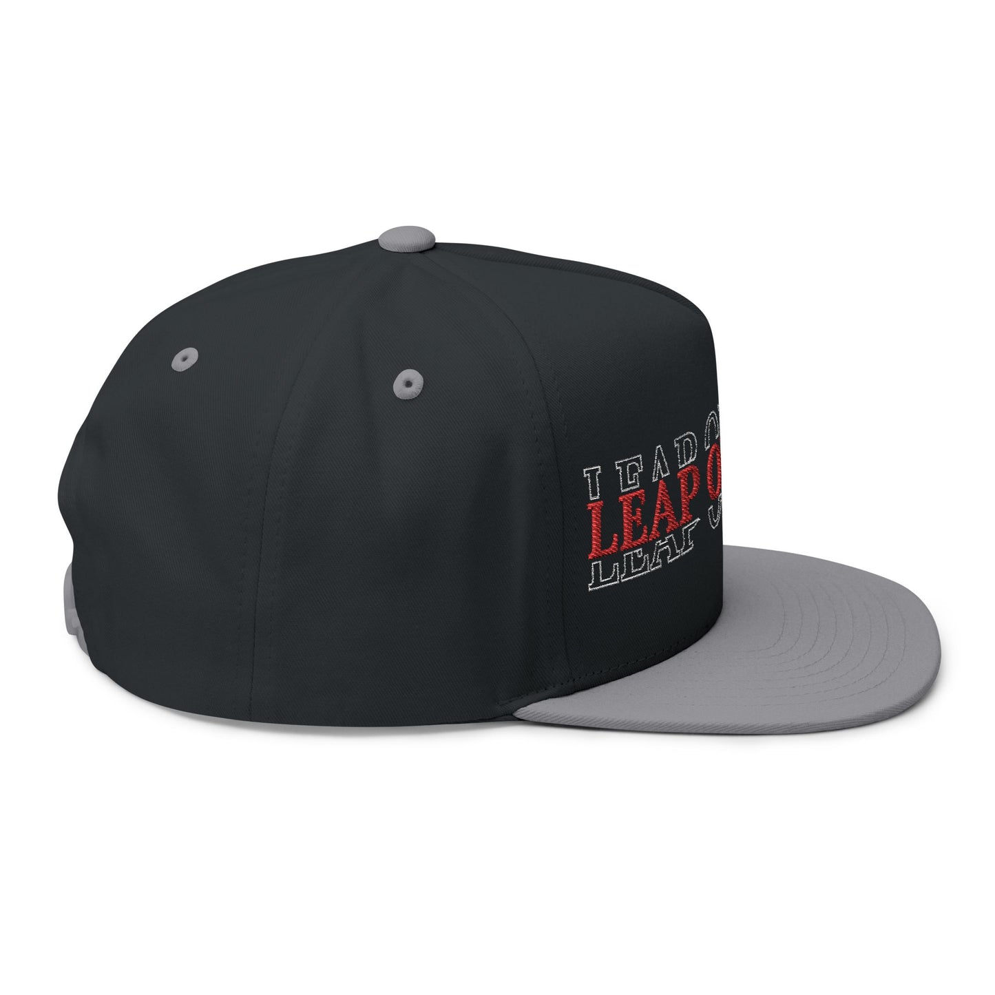 Leap of Faith Flat Bill Cap- Embroidered Hat