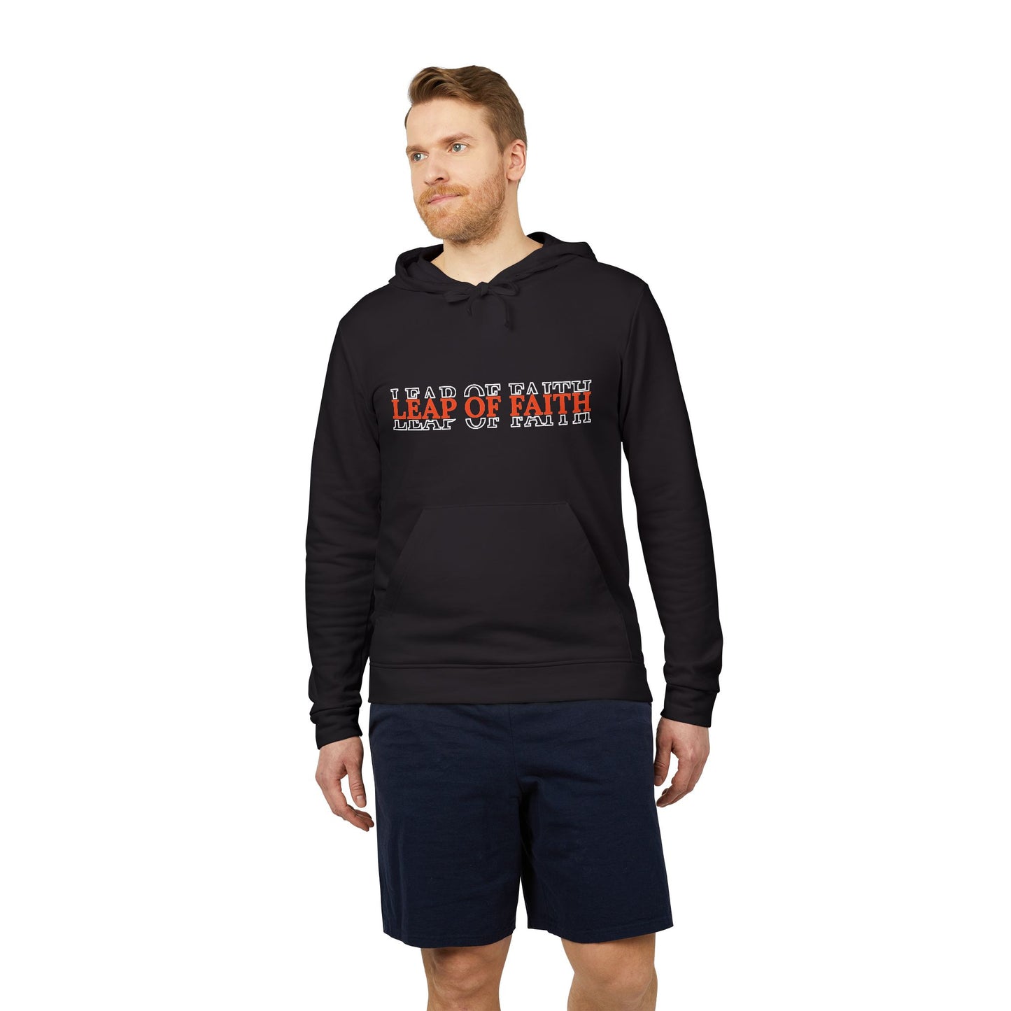 Orange "Leap of Faith" Unisex Hoodie