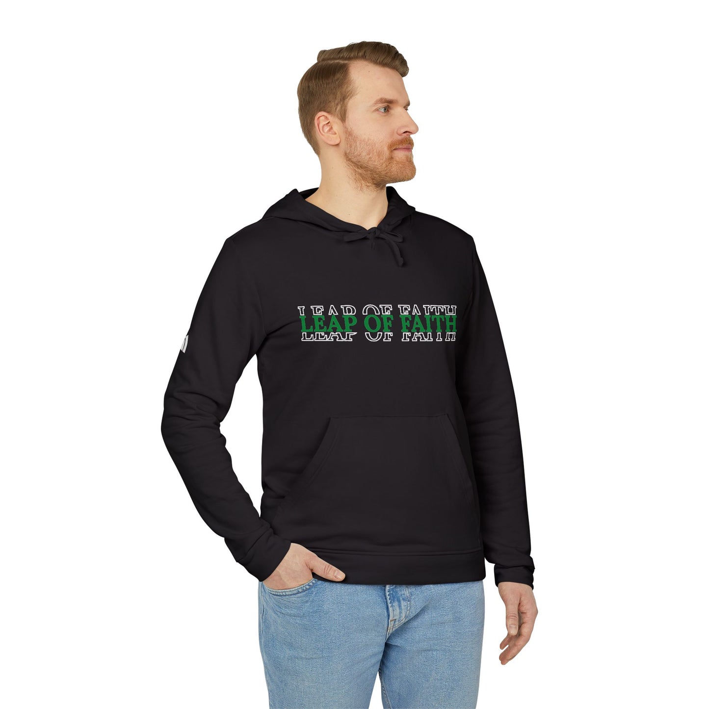 Green "Leap of Faith" Unisex Hoodie
