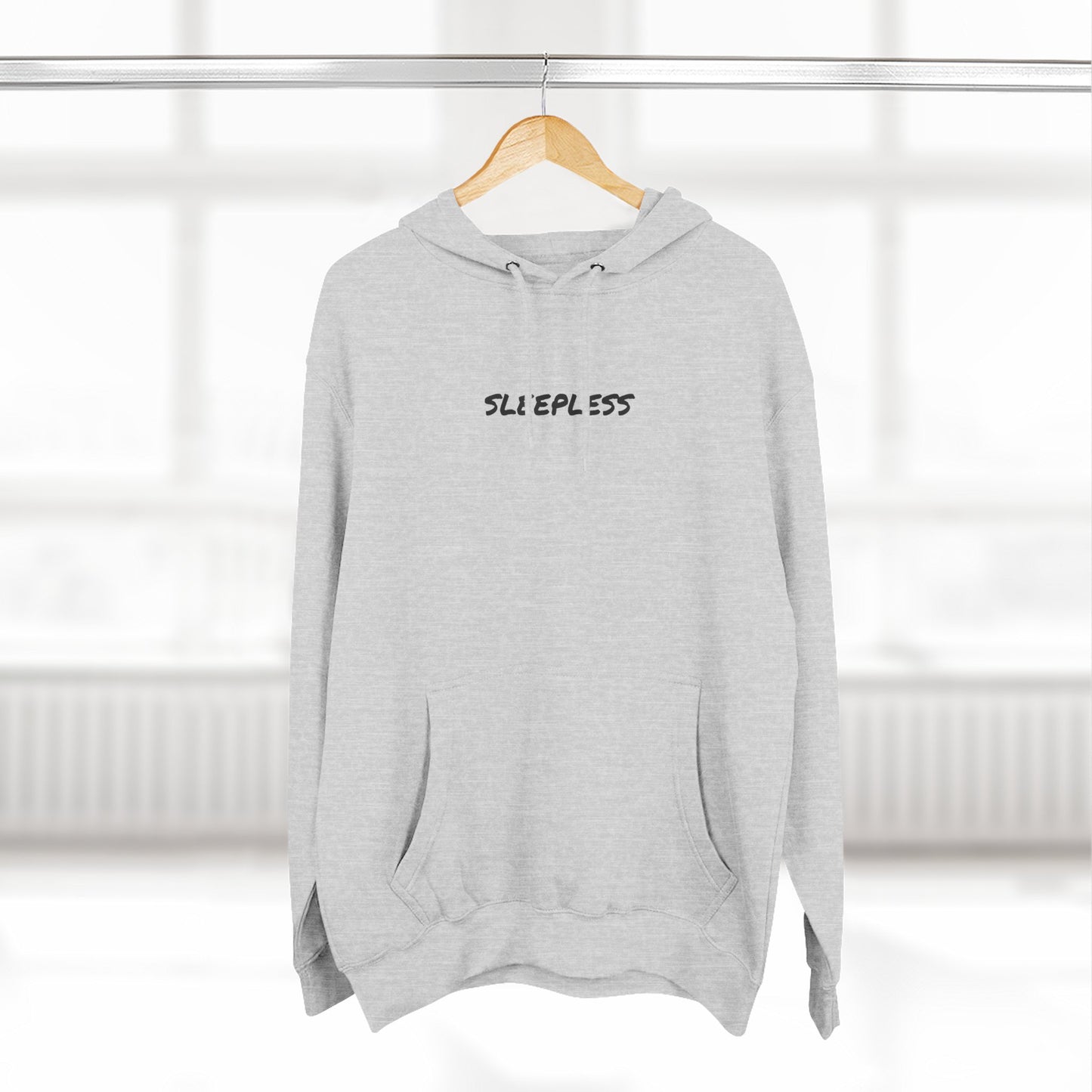 Black font- Sleepless Lane Seven Hoodie
