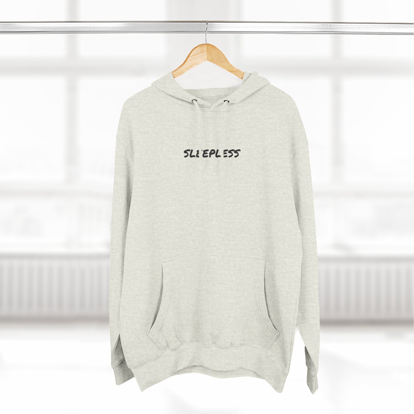 Black font- Sleepless Lane Seven Hoodie
