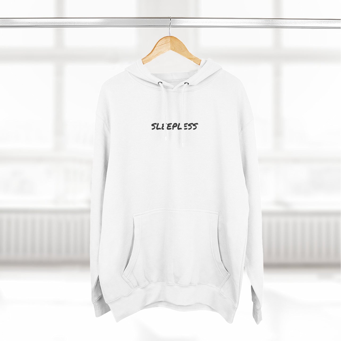Black font- Sleepless Lane Seven Hoodie