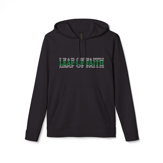 Green "Leap of Faith" Unisex Hoodie