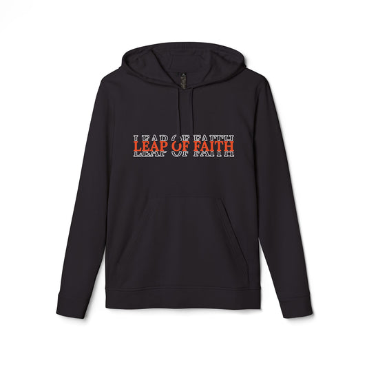 Orange "Leap of Faith" Unisex Hoodie