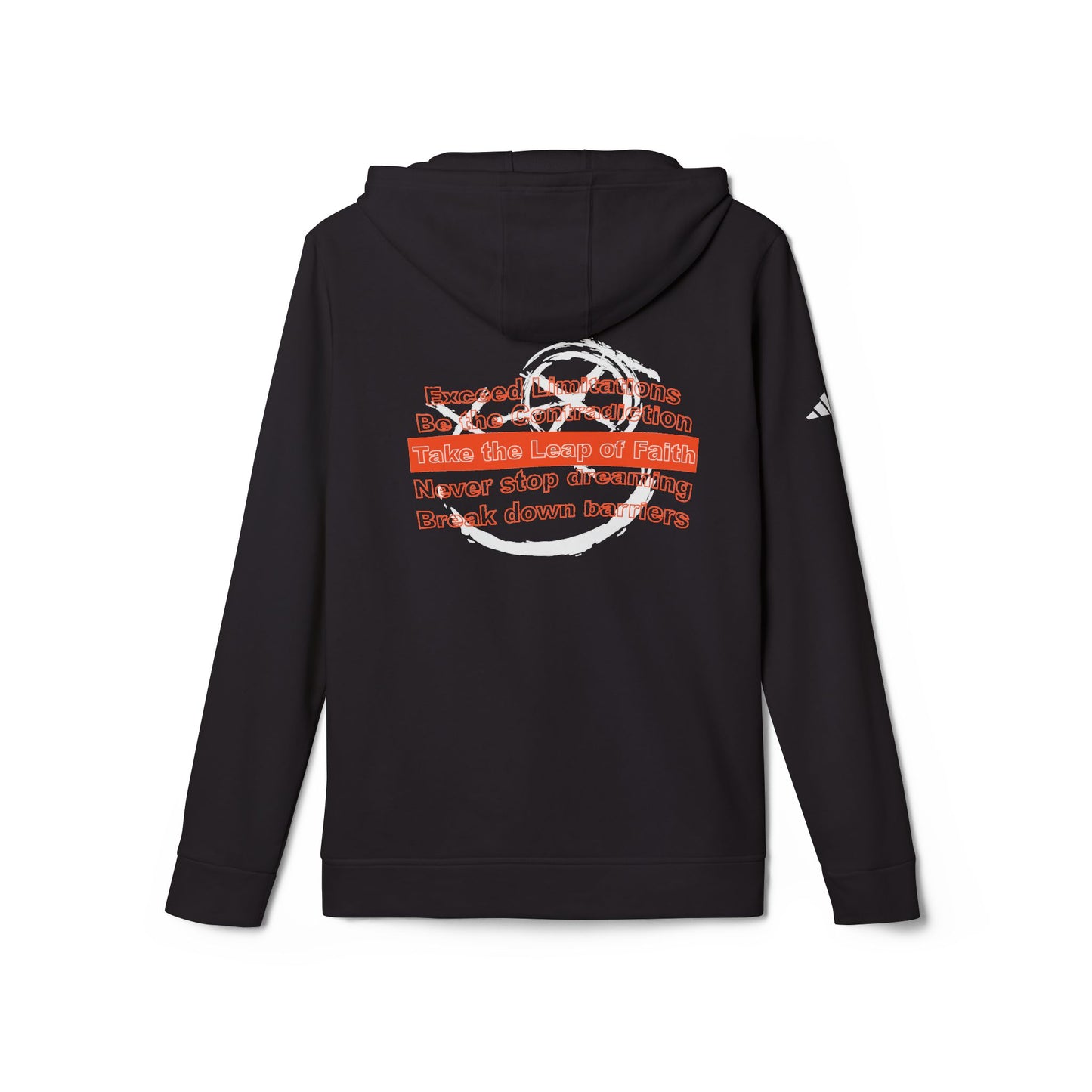 Orange "Leap of Faith" Unisex Hoodie