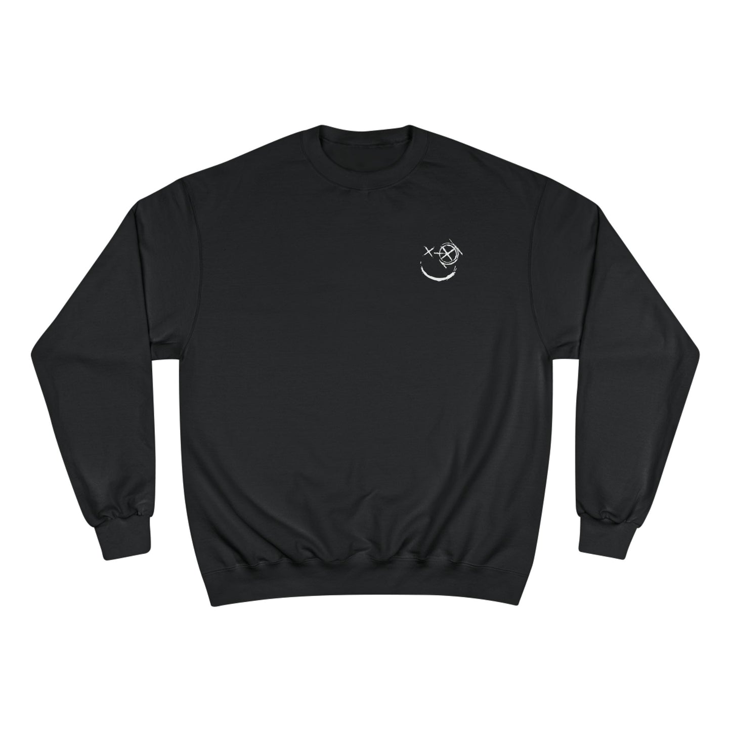 White Logo- Champion Crew neck