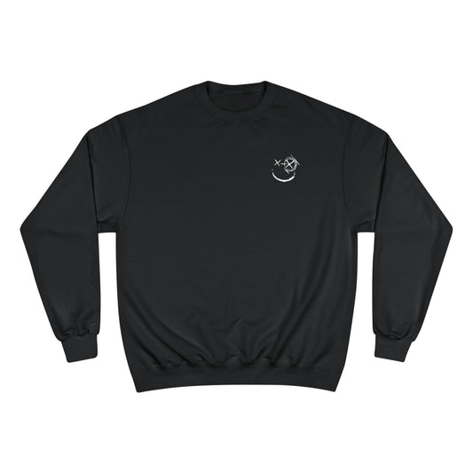 White Logo- Champion Crew neck