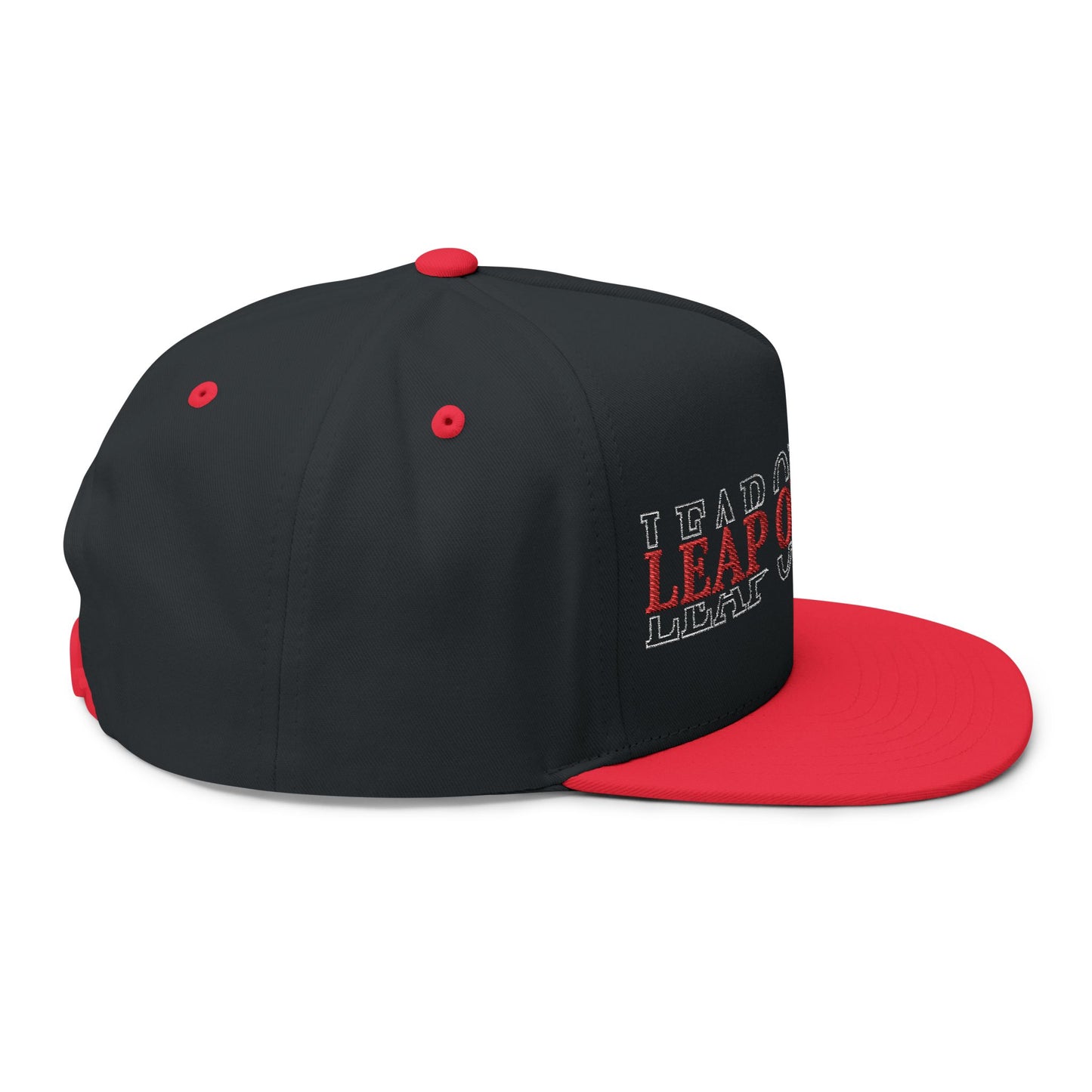 Leap of Faith Flat Bill Cap- Embroidered Hat