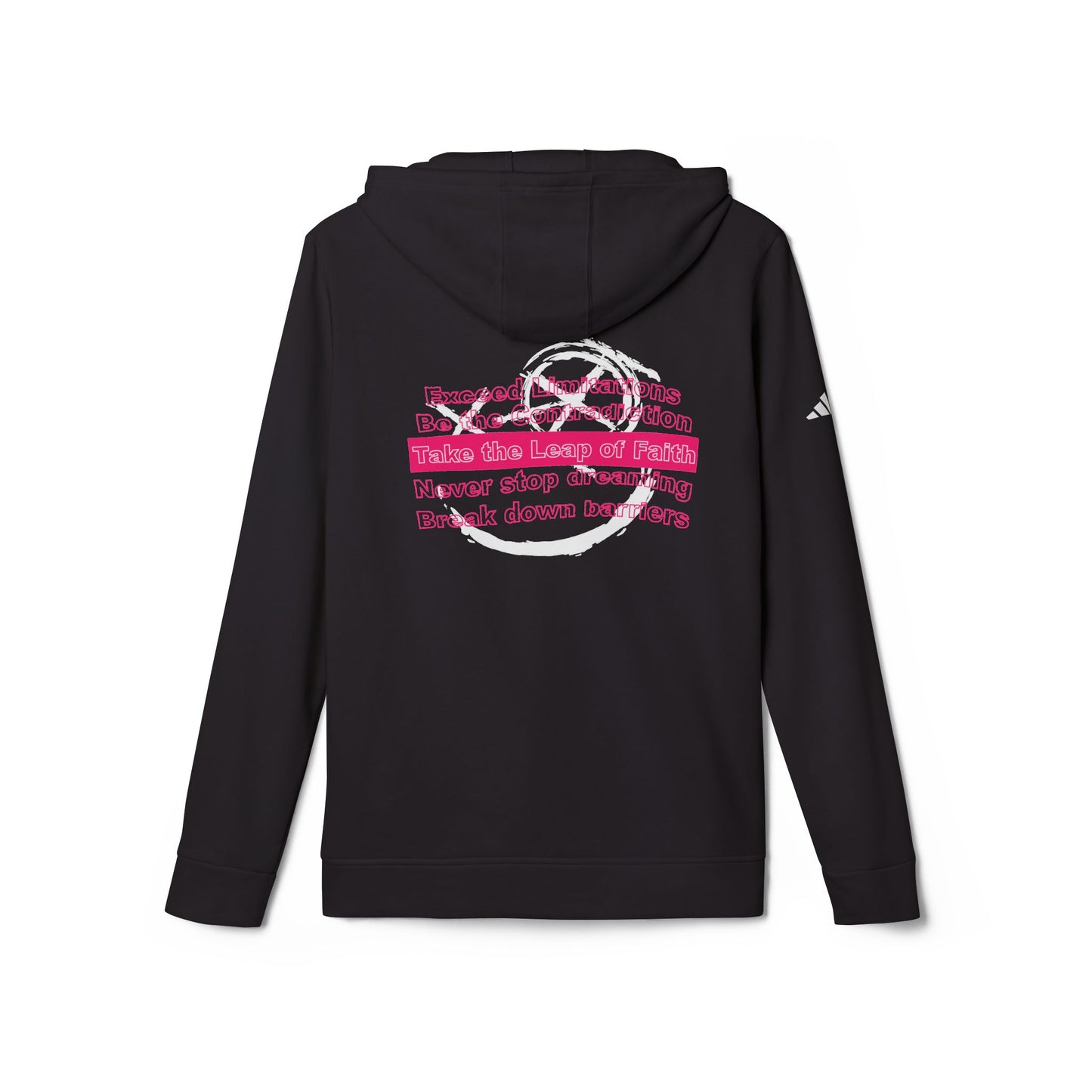 Pink "Leap of Faith" Unisex Hoodie
