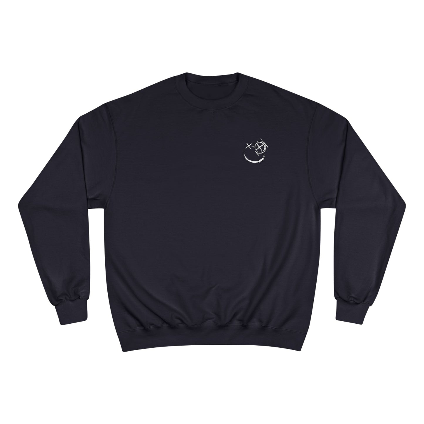 White Logo- Champion Crew neck