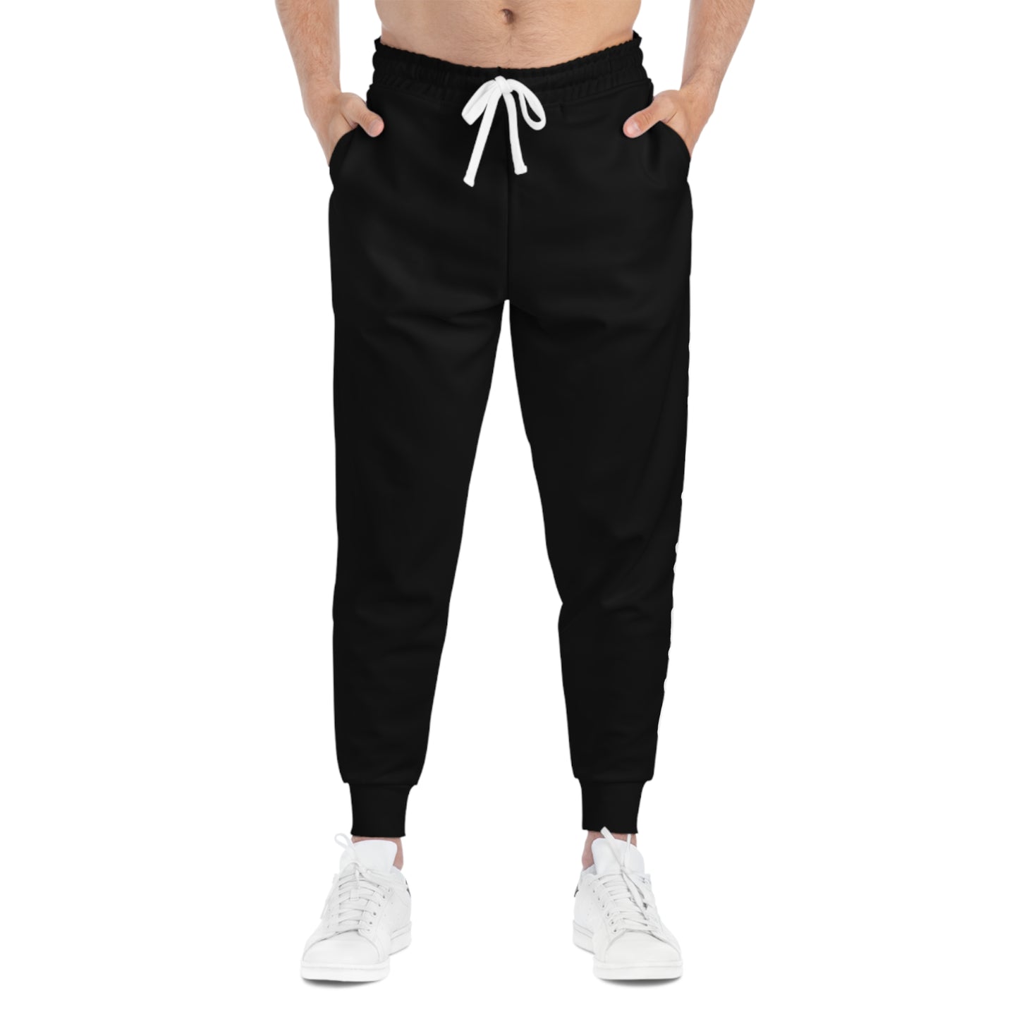 "INSOMNIAC" Black Unisex Athletic Joggers