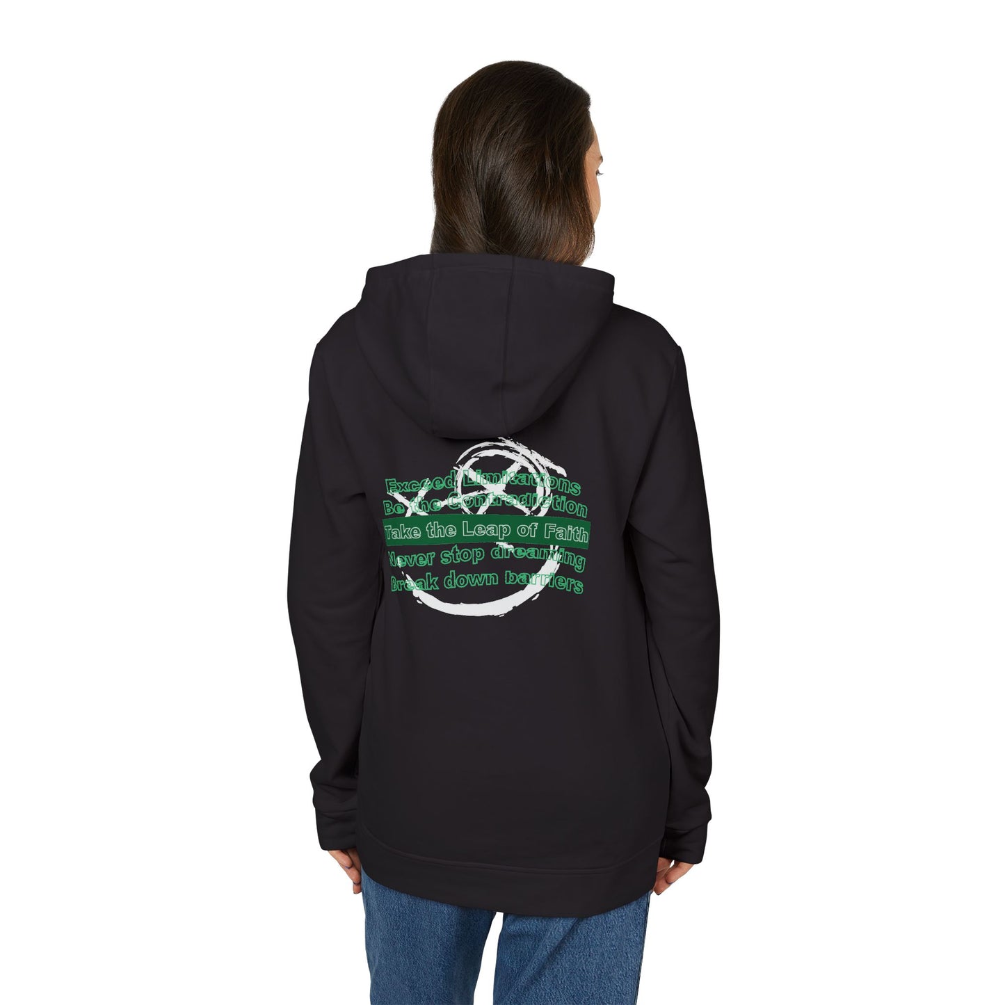 Green "Leap of Faith" Unisex Hoodie